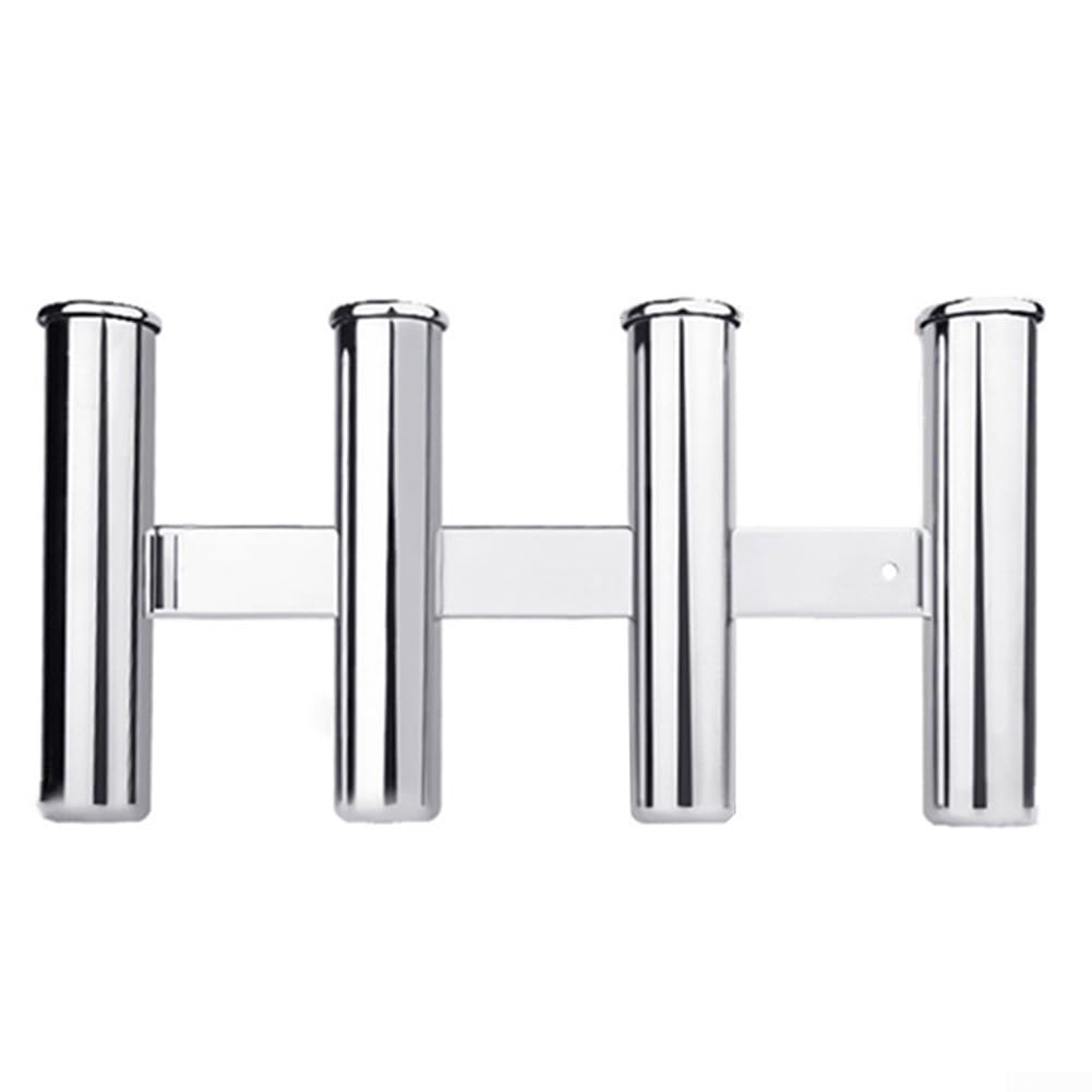 Zoegneer Elegante e lucido in acciaio inox porta canna da pesca in mare Staffa per attrezzatura da pesca elegante accessorio per barche