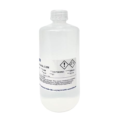 5.0N Sodium Hydroxide Solution - 500mL