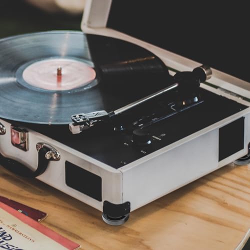 Alipis 4 Almohadillas de Aislamiento para Altavoces 40x12 Mm Carcasa Metálica, Soporte para Subwoofer y Protector de Suelo, Pies de Aislamiento HiFi para Equipos de Audio Doméstico - imagen 6