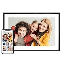 AEEZO Digital Picture Frame, 10.1 Inch Digital Photo Frame with 1280 * 800 HD IPS Touch Screen, Smart Digital Frame Built-in 32GB Memory, Auto-Rotate Easy Setup via AiMOR APPBlack