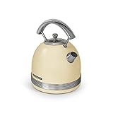 Schneider SCKE17CR Wasserkocher, 2200, 1.7 liters, Cremeweiß