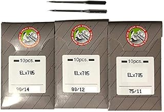 30 Piece Organ Serger Needle Elx705 705 2022 Chain Stitch Flat Shank