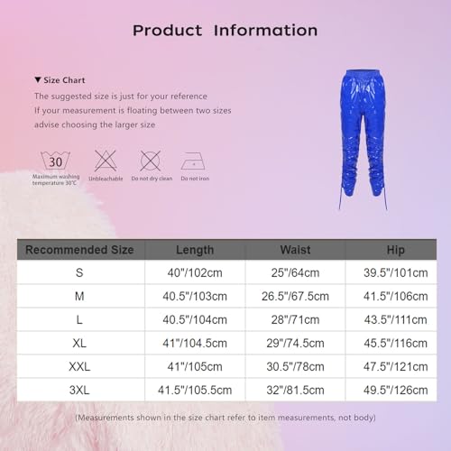 Pantalón aspecto cuero mujer Aislor con ajuste holgado estilo jogging 7