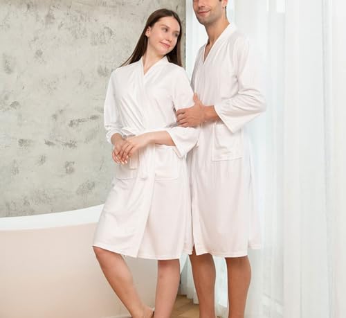 Bata de baño unisex suave para momentos de paz y descanso absoluto 2