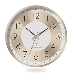 Aurowit Atomic Analog Wall Clock 14 Inch Battery Operated Wall Clocks Radio Controlled Clock Sets photo Aurowit Atomic Analog Wall Clock 14 Inch Battery Operated Wall Clocks Radio Controlled Clock Sets