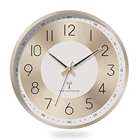 Aurowit Atomic Analog Wall Clock 14 Inch Battery Operated Wall Clocks Radio Controlled Clock Sets 2