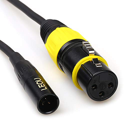 Female to Mini XLR Male Microphone Audio Cable for Blackmagic Pocket 4K Camera Video Assist 4K (6.6(ft))