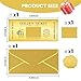 GEVOPREFRRED Golden Ticket with Envelopes, Scratch off Card Surprise Gift Reveal, Card as Perfect for Birthday Wedding Concert Ticket Cinema Voucher Raffle Gift