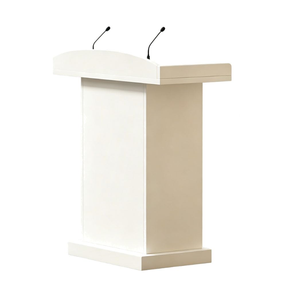 HGTRH Podium, Lectern Wooden Podium Lectern Podium Stand Church Podium Classroom Podium Host Stand Restaurant White