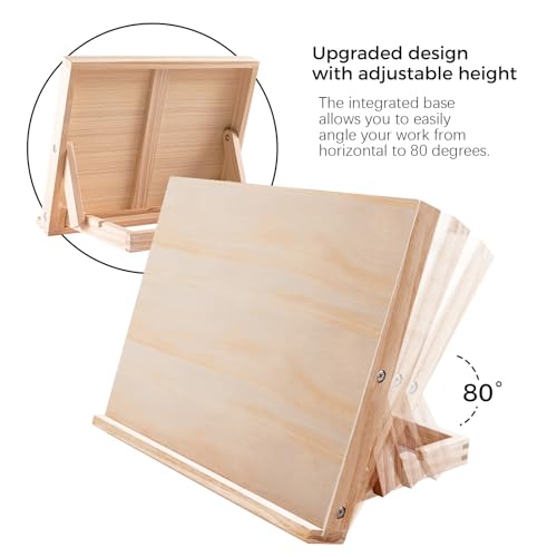 image for koseibal Art Easel for Painting, Tabletop Wooden Easel Stand，Adjusta