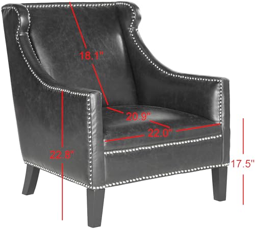 Sillón clásico plegable negro miniatura 3