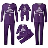 【Ensemble familial de pyjama de Noël】: cet ensemble de pyjama familial design simple et élégant et convient aux membres de la famille de différents âges. Qu'il s'agisse d'une réunion de famille, d'activités de plein air ou de séances photo de Noël, cette combinaison apportera une atmosphère chaleureuse et festive à votre maison et montrera la solidarité et l'amour de la famille.
