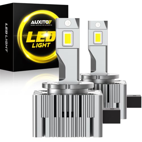 AUXITO D3S Fog Light Bulbs, 50000LM Ultra-Bright D3R Light