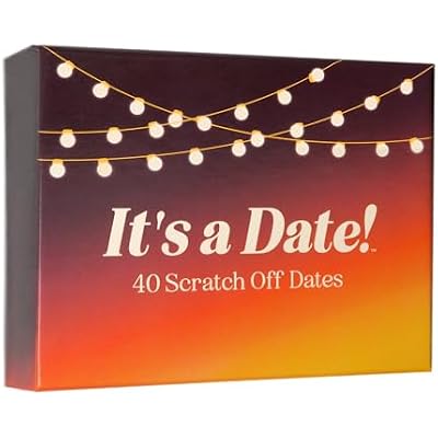 It's a Date!, 40 Fun and Romantic Scratch Off Date Night Ideas for Him, Her, Girlfriend, Boyfriend, Wife, Husband & Couples, Valentine's Gift for Men and Women