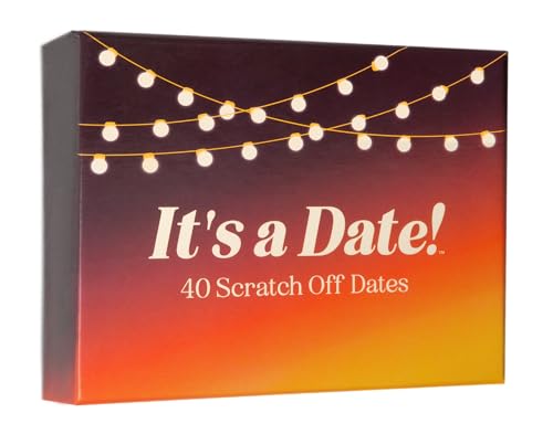 It's a Date!, 40 Fun and Romantic Scratch Off Date Night Ideas for Him, Her, Girlfriend, Boyfriend, Wife, Husband & Couples, Valentine's Gift for Men and Women by It's a Date! - Used condition - US$13.36