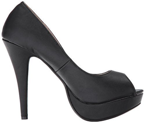 Pleaser Pink Label Women's Chloe01/Bpu Platform Pump, Black Faux Leather, 12 M Us #TOP5