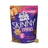 Fruitables Skinny Mini Dog Treats, Healthy Sweet Potato Treat for Dogs, Low Calorie & Delicious, Puppy Training, No Wheat, Corn or Soy, Made in The USA, Grilled Bison Flavor, 12oz