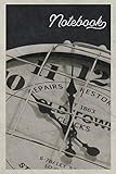  Notebook: Antique clock repair shop Colorful Composition Book Journal Diary for Men, Women, Teen & Kids Vintage Retro Design for watch making apprenticeships