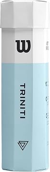 Wilson Tennisb lle, Triniti, 4 B lle, H lle 100% recyclebar, WRT125200, Yellow