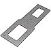 Rocker Switch Plasma Stencil - .430" - Rectangular Plasma Cutter Guide Template