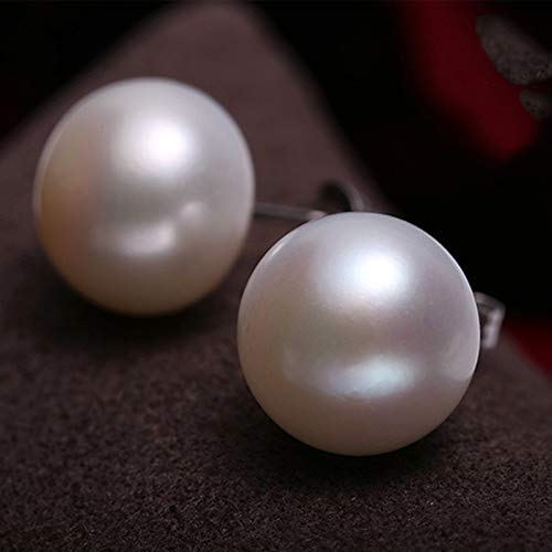 Boucles d'oreilles en perles pour femmes en argent 925 véritable