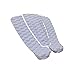 rockible 3X Surfboard Traction Pad Deck Grip Mat Anti Slip Surfing Padding Premium Stomp Foot Pads Board Pads Deck Tail Pads for Funboard Skimboards, White