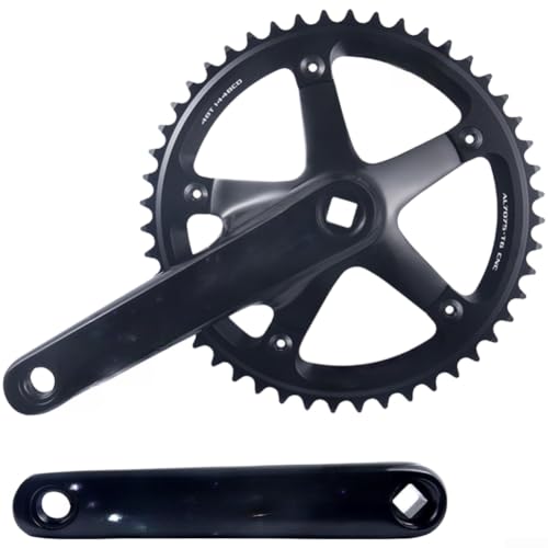 Feegow Aluminium Alloy Track Bike Crankset 144BCD, Fixed Gear