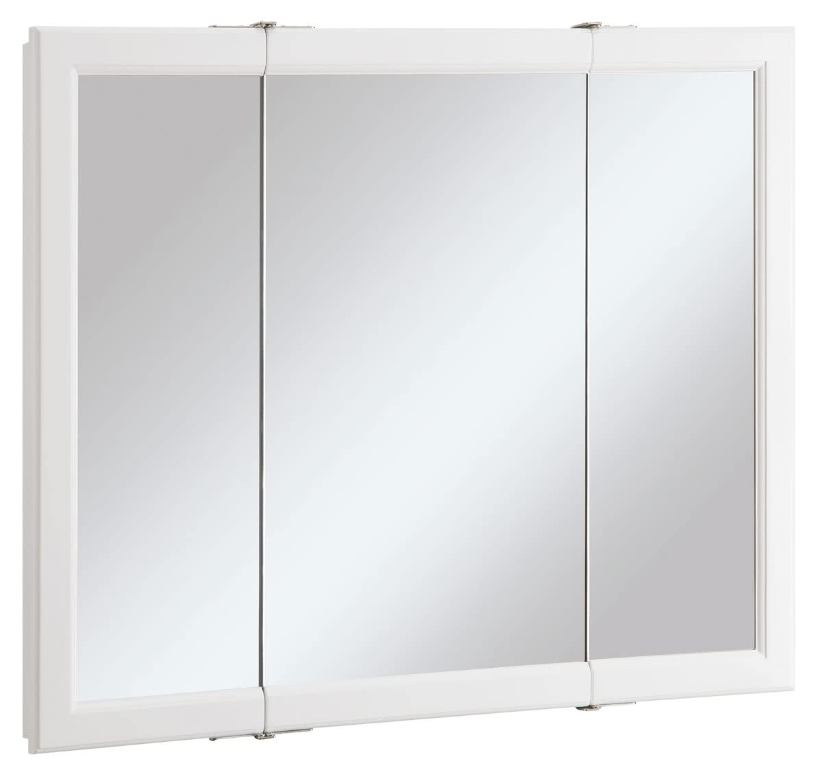 Design House545103-WHT Wyndham Misc Cabinet, Tri-View