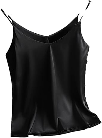 Top senza maniche con pizzo e scollo a v