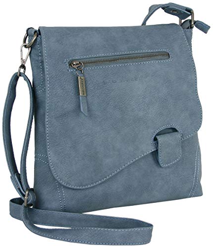 Bag Street , Sac bandoulière pour femme Bleu Wash-blue Grand modèle