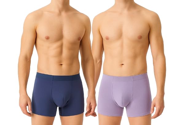 mynix Men's Extra Thin Elastic Underwear Long Comfortable Ice Silk Breathable Comfort Brief Boxer Trunks Imported Material-picture-10