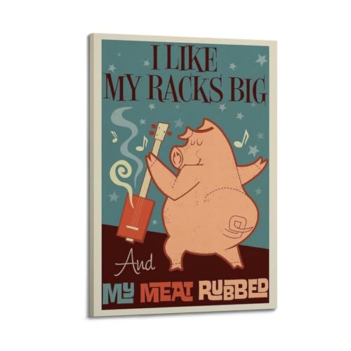 Poster vintage My Racks pour habiller un mur vide de chambre a coucher 60x90