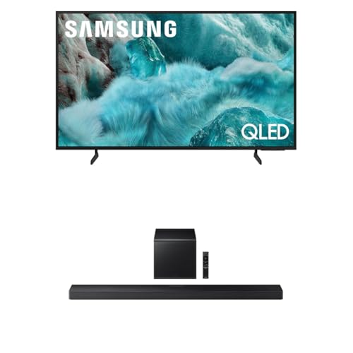 Image of Samsung 55-Inch Class QLED Q7F Series Samsung Vision AI Smart TV (2025 Model, 55Q7F) Quantum HDR, Object Tracking Sound Lite + Samsung Q-Series Soundbar HW-QS700F 3.1.2 ch Subwoofer (2025 Model)