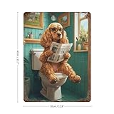 Zoom IMG-1 gfxezzlh cocker spaniel su toiletwall