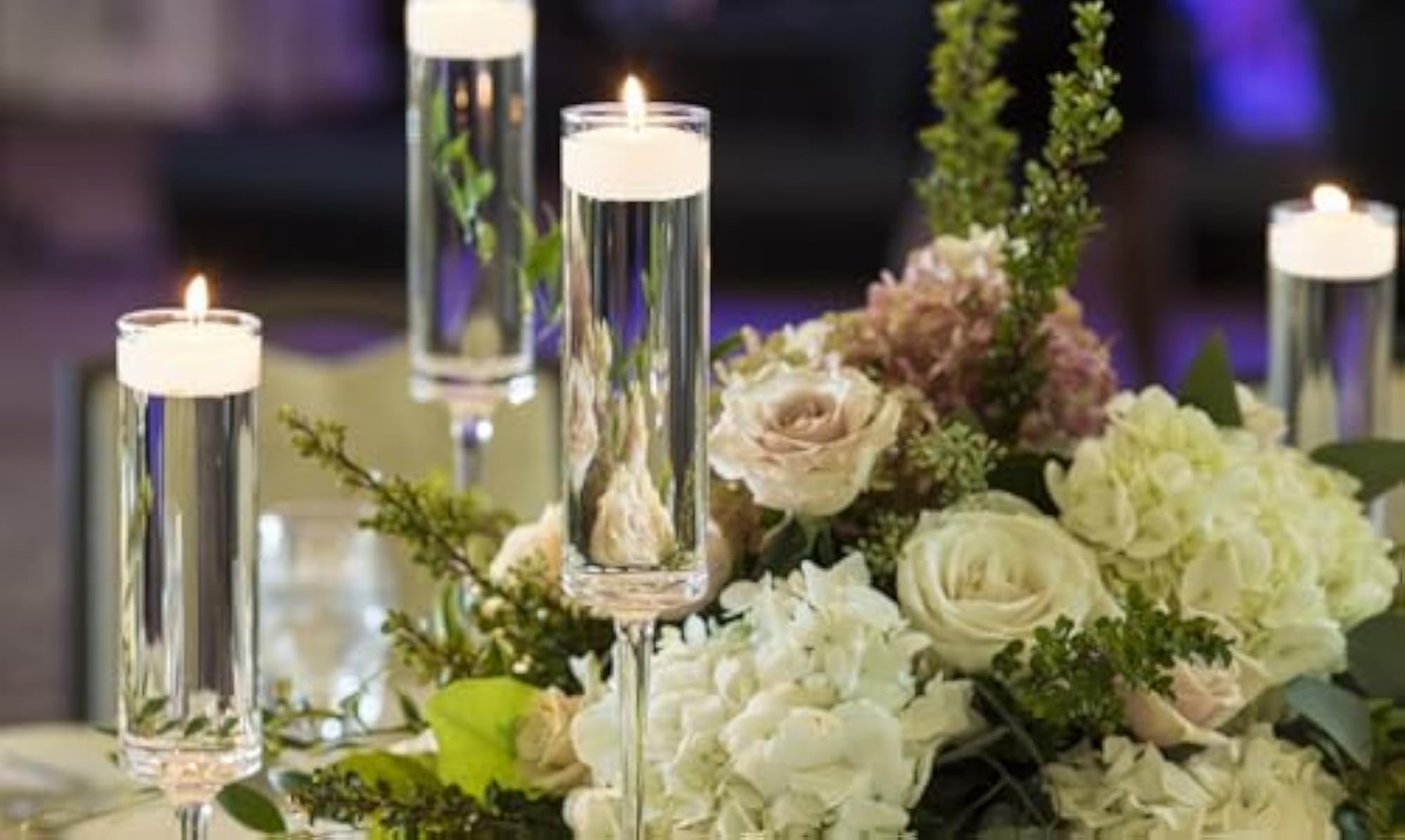 D'light Large 3 Inch Floating Candles Bulk Pack