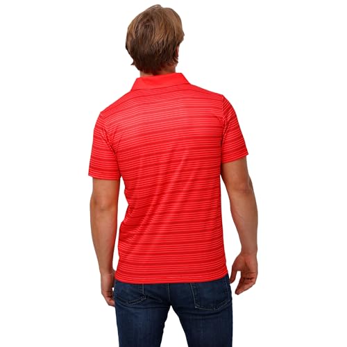 FOCO Washington Capitals NHL Mens Striped Polyester Polo - M Team Color by FOCO - Used condition - Image 2