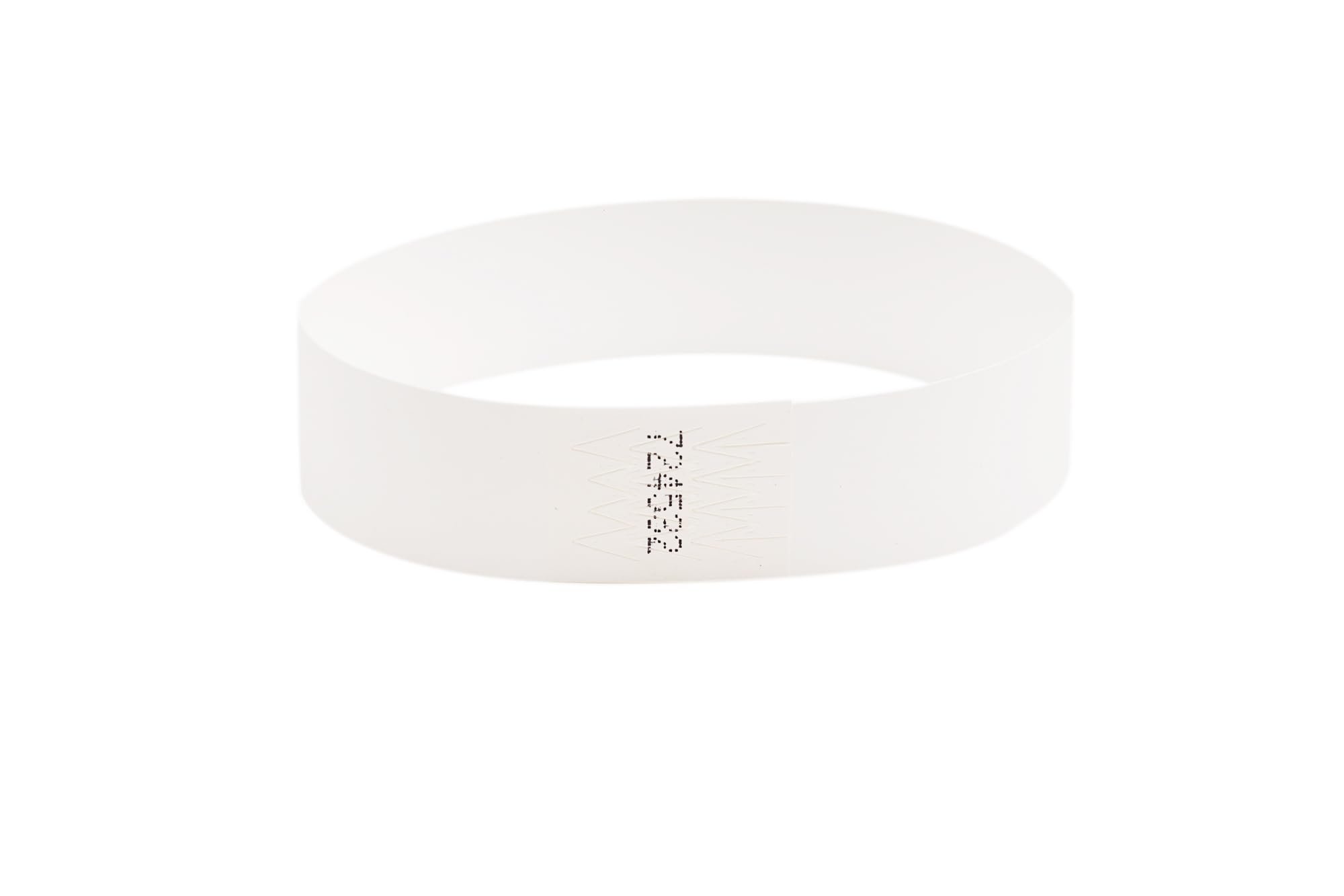 500 Pulseras de papel para eventos fiesta discoteca - identificativas - pulseiras - pulsera identificativa festival - brazalete fluorescentes neon - festival wristband - White