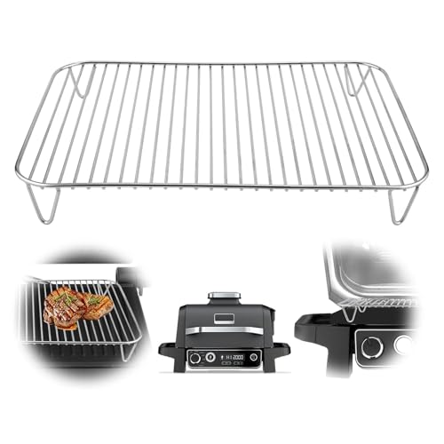 Grill Rack for Ninja Woodfire Electric BBQ Grill & Smoker, Stainless Steel Roast Rack Grill Accessories Compatible with Ninja Woodfire OG701 OG751 (1PC)
