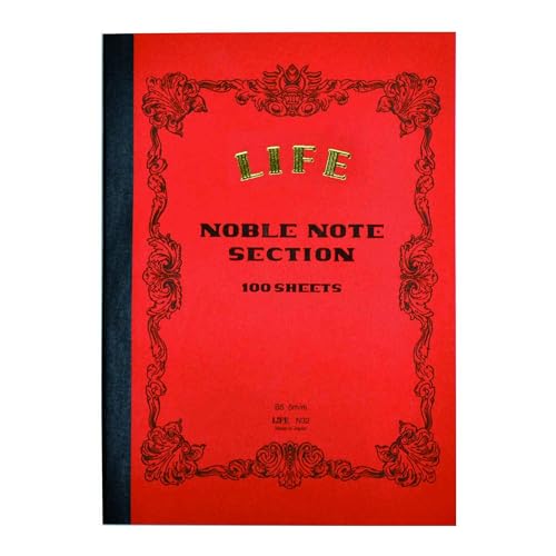 Carnet B5 Life Noble Note quadrillé fabriqué au Japon en papier exceptionnel pour écritures fluides