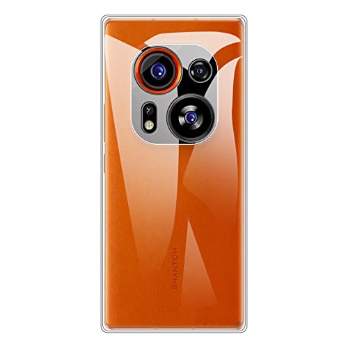 Coque de Téléphone en TPU Compatible avec Tecno Phantom X2, Étui Souple Antichoc Ultra Fin avec Découpes Précises et Protection Anti-Rayures (Transparent)