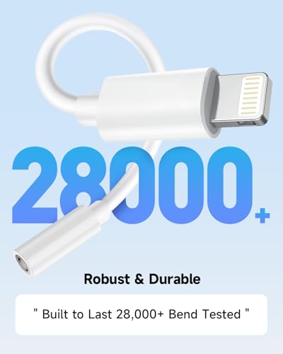 image for Seulliya [Apple MFi Certified] 2 Pack Lightning to 3.5 mm Headphone Ja