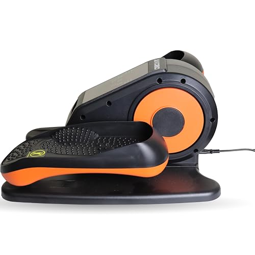 Image of Kobo 2 in 1 Under Desk Elliptical Machine for Seniors | Electric & Manual Seated Pedal Exerciser | 12-Speed Motorized Leg Trainer with Remote Control | Quiet, Portable, Fully Assembled