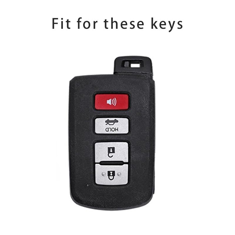 Coque clé Toyota Highlander résistant aux chutes TPU - 2