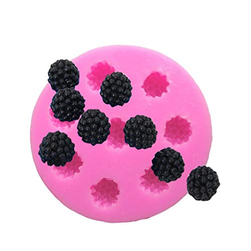 8 Trous Moule En Silicone Blueberry Chocolat Bonbons Moules Pour Fondant Gâteau Décoratif Biscuits De Cuisson Outils Pâtisserie