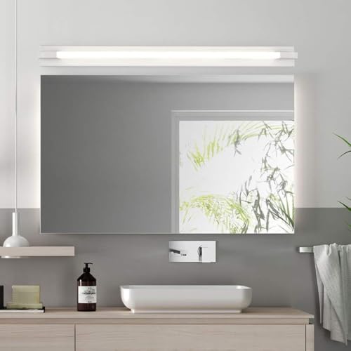 Lámparas de pared baño LED luz neutra moderna para tocador y salón minimalista 5