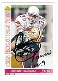 Sports Memorabilia Autograph Warehouse 64097 Aeneas Williams Autographed Football Card Phoenix Cardinals 1993 Upper Deck No. 110