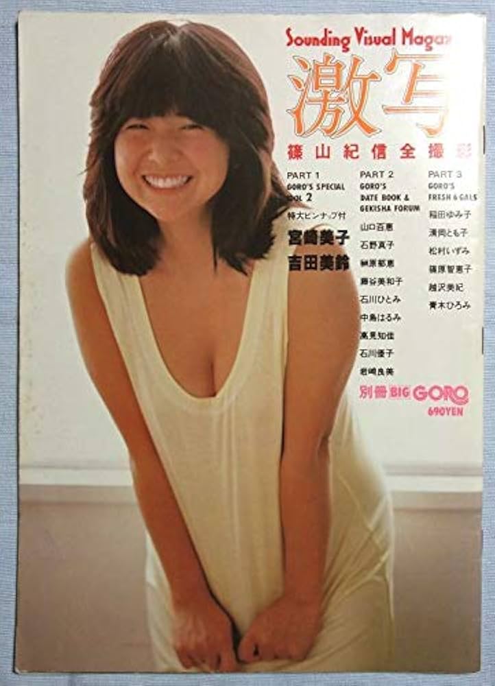 BIG GORO 激写　写真集　宮崎美子　ポスター　山口百恵　石野真子　榊原郁恵 BIG GORO 激写 写真集 宮崎美子 ポスター 山口百恵 石野真子