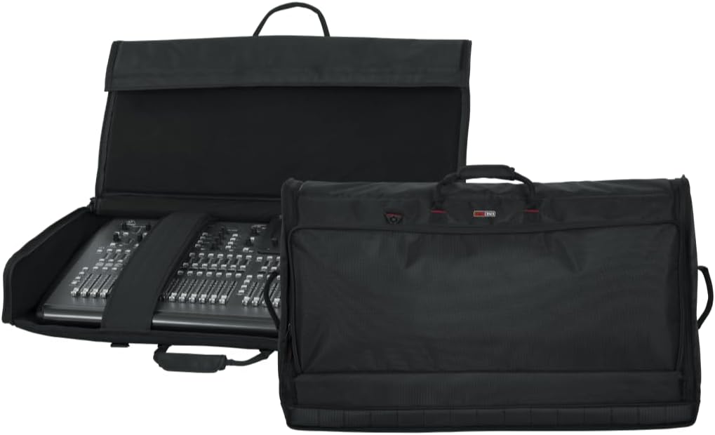 Cases Padded Large Format Mixer Carry Bag; Fits Mixers Such as Behringer X32 | 36" x 21" x 8" (G-MIXERBAG-3621)