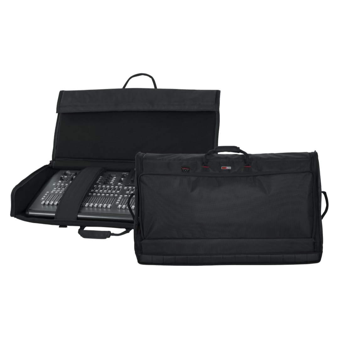 Gator Cases Padded Large Format Mixer Carry Bag; Fits Mixers Such as Behringer X32 | 36" x 21" x 8" (G-MIXERBAG-3621)