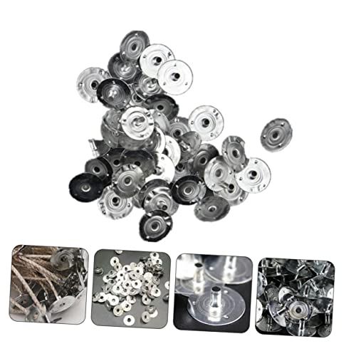 Bases para mechas de vela 1200 piezas TEHAUX metal miniatura 5